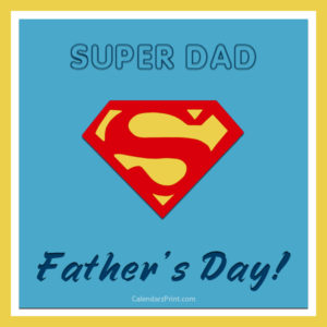 Father’s Day Cards, Printable, Free – Superman, Super Dad ...